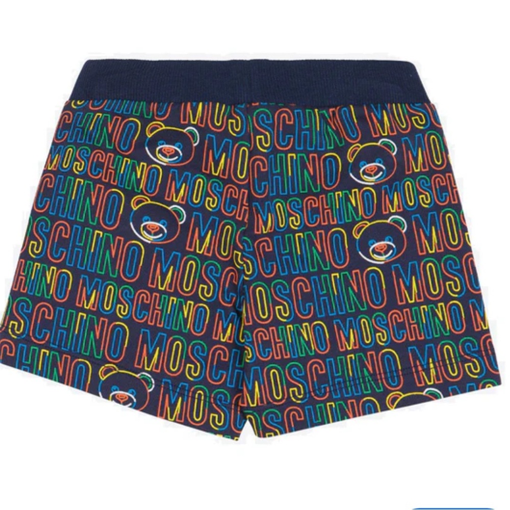 Moschino baby shorts multicolor bear 3-6 months cotton